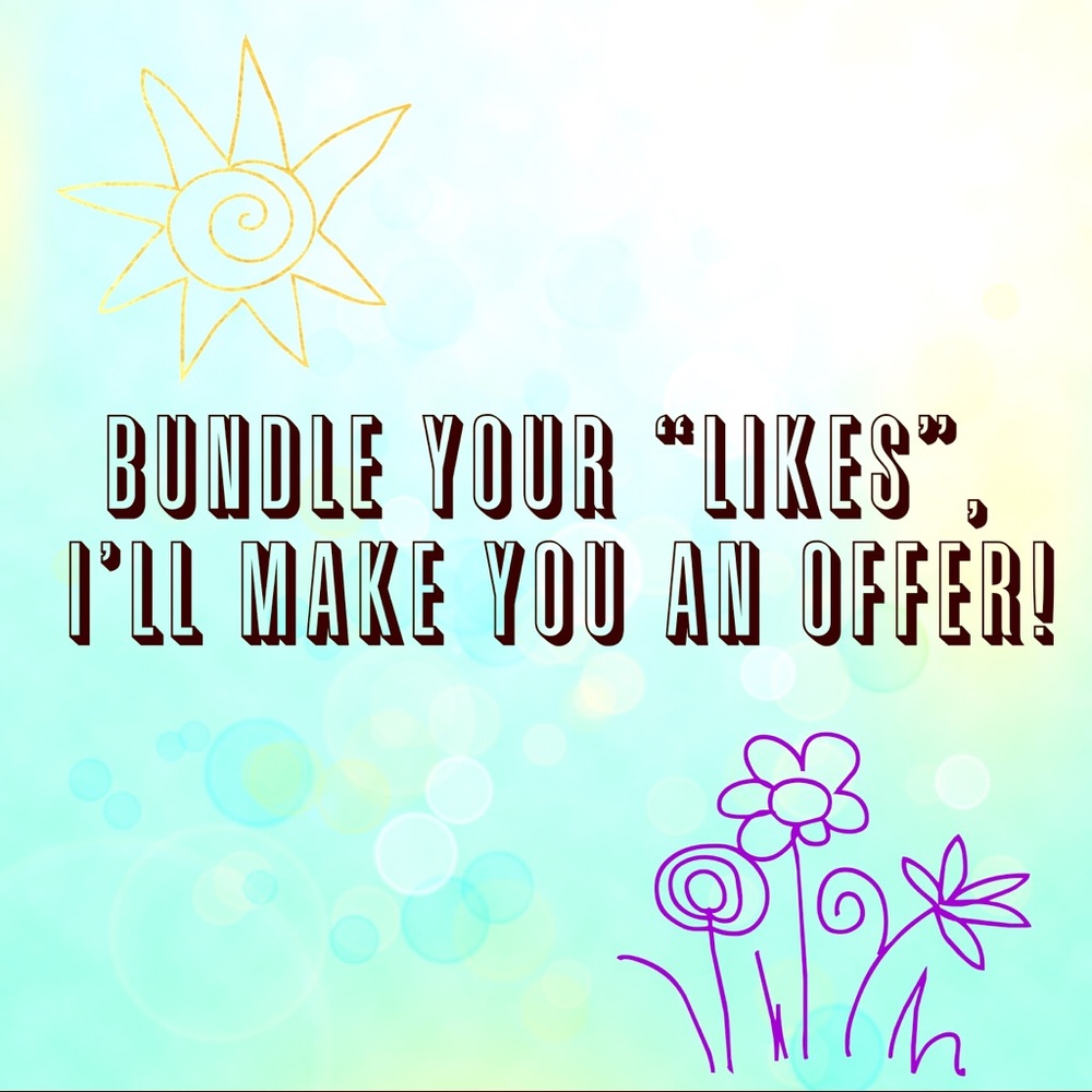 Bundle anything in my closet, get a great offer!